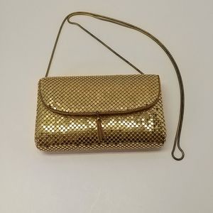 Jessica Stevens Accessories women's evening clutch/crossbody purse, gold